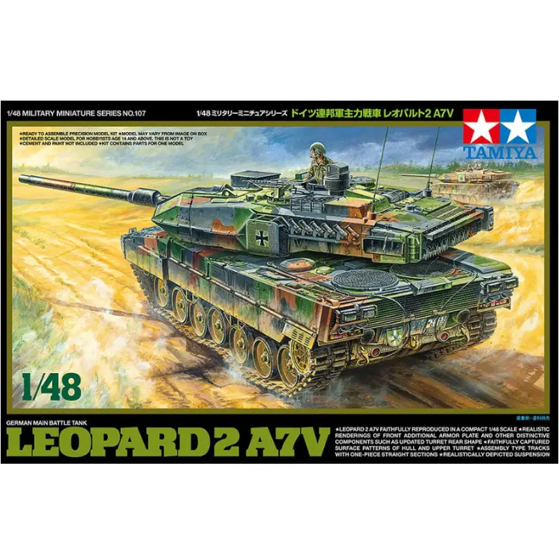 Char de combat Leopard 2 A7V - 1/48 - Tamiya 32607