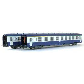 Set 2 DEV AO mixte et 2ème cl. couchettes . ép. IV - SNCF - HO - JOUEF HJ4105