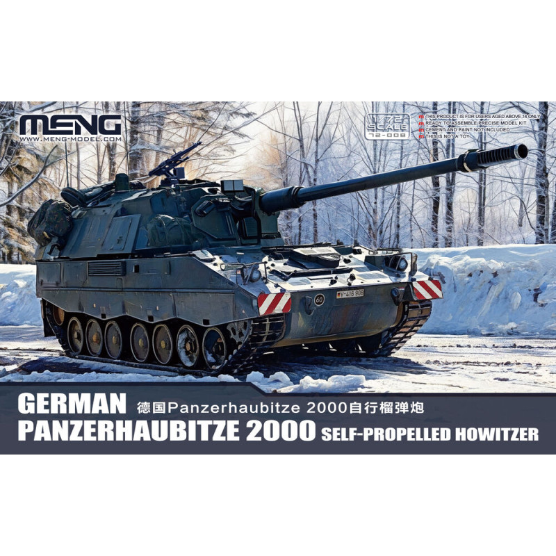 Obusier automoteur allemand Panzerhaubitze 2000 - échelle 1/72 - MENG 72-008