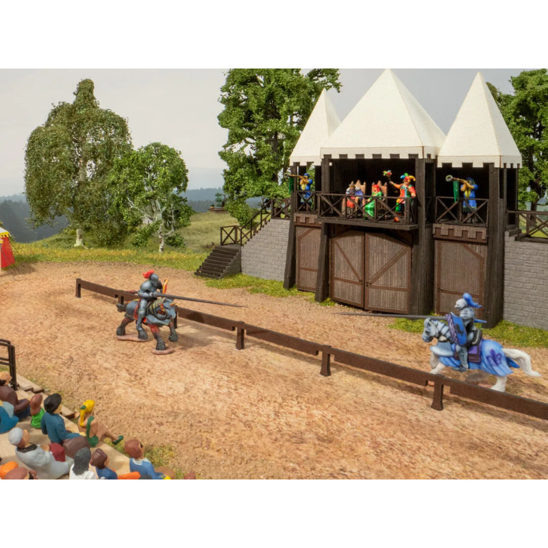 Tournoi de chevaliers à micro-mouvements avec micro-son - HO 1/87 - NOCH 66828