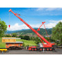 Grue télescopique DEMAG AC 665 avec superlift - HO 1/87 - Kibri 13014
