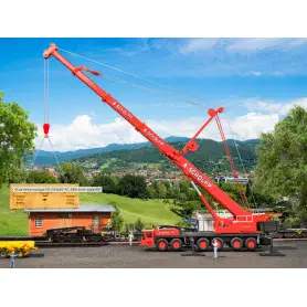 Grue télescopique DEMAG AC 665 avec superlift - HO 1/87 - Kibri 13014