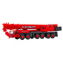 Grue télescopique DEMAG AC 665 avec superlift - HO 1/87 - Kibri 13014