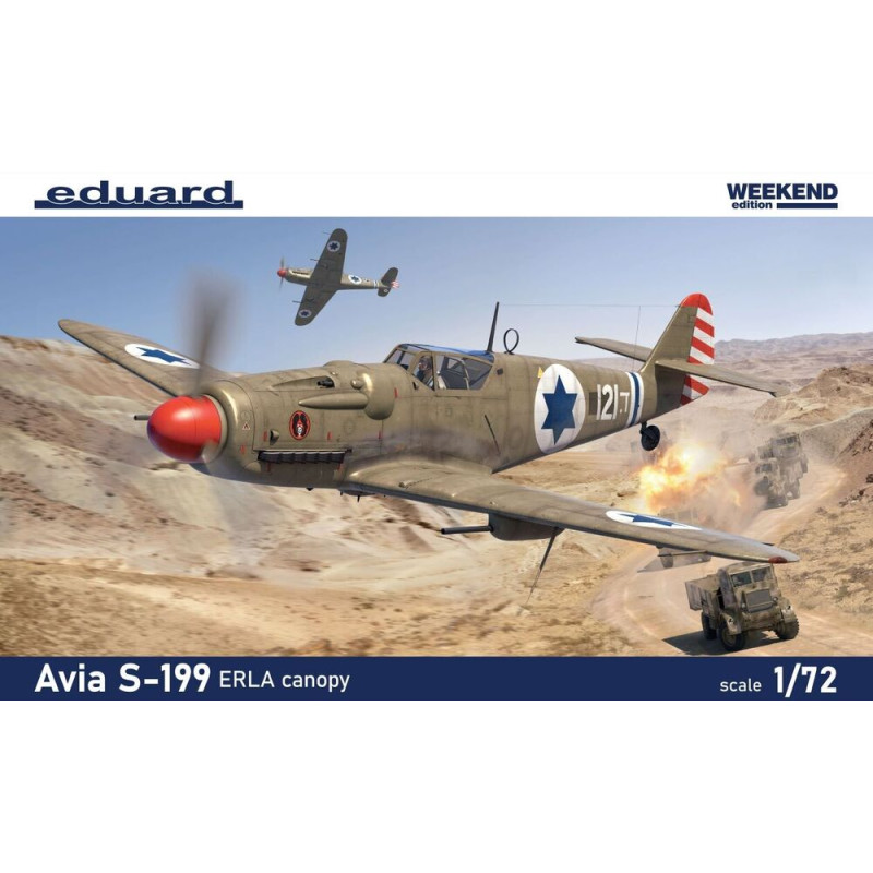Avia S-199 ERLA canopy Week-End Edition - 1/72 - EDUARD 7472