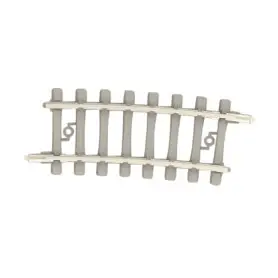 Rail courbe R2a 261,8 mm - 7,5° Minitrix Béton - Trix 14519