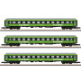 Coffret 3x voitures voyageurs 2ème CL. Flixtrain ép. VI - Z 1/220 - MARKLIN - 87403