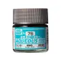 H-076 Burnt Iron metallic mat Mr Hobby Gunze Aqueous - pot acrylique 10 ml