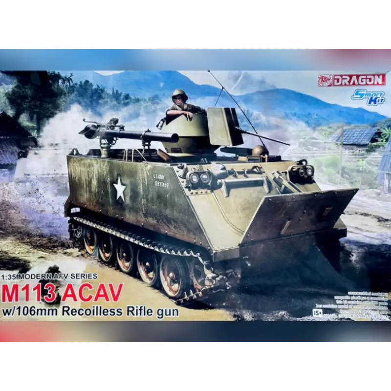 M113 ACAV avec canon 106 mm - échelle 1/35 - DRAGON 3575