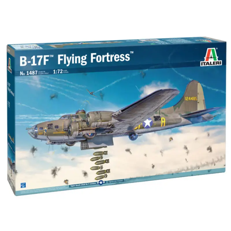 Bombardier B-17F Forteresse volante - échelle 1/72 - ITALERI 1487