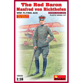 Baron Rouge Manfred von Richthofen As volant de la 1ère Guerre Mondiale - 1/16 - MINIART 16032