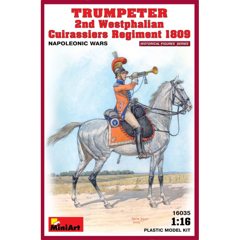 Trompette 2ème régiment de cuirassiers westphaliens - 1/16 - MINIART 16035