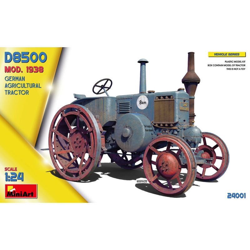 Tracteur agricole allemand D8500 1938 - 1/24 - MINIART 24001