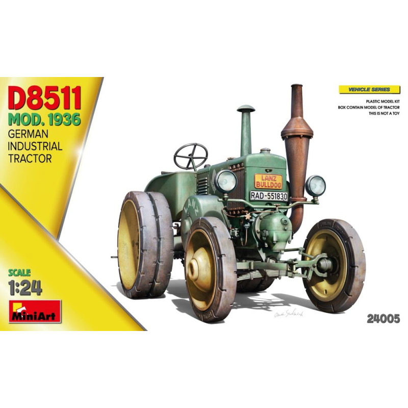 Tracteur industriel allemand D8511 1936 - 1/24 - MINIART 24005