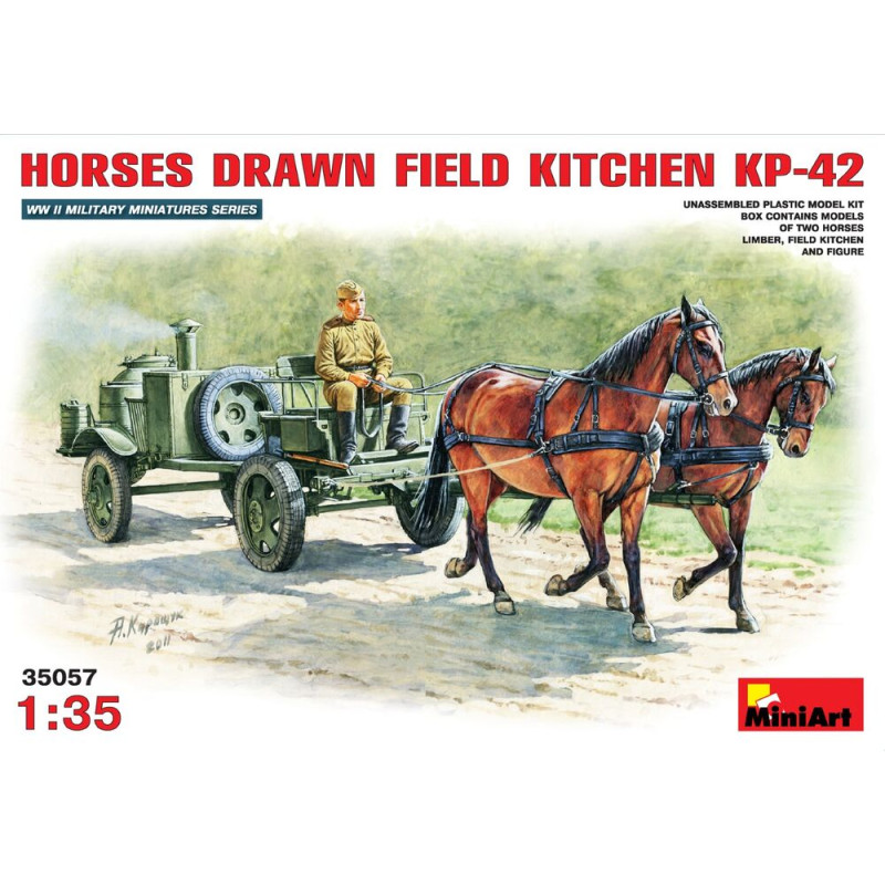Cuisine de campagne hippomobile KP-42 - 1/35 - MINIART 35057