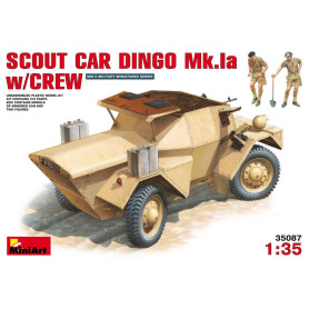 Voiture de reconnaissance Dingo Mk 1a avec équipage - 1/35 - MINIART 35087