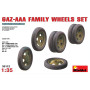 Jeu de roues pour GAZ-AAA - 1/35 - MINIART 35112