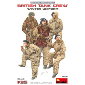 Équipage de char britannique (uniforme d'hiver) - 1/35 - MINIART 35121