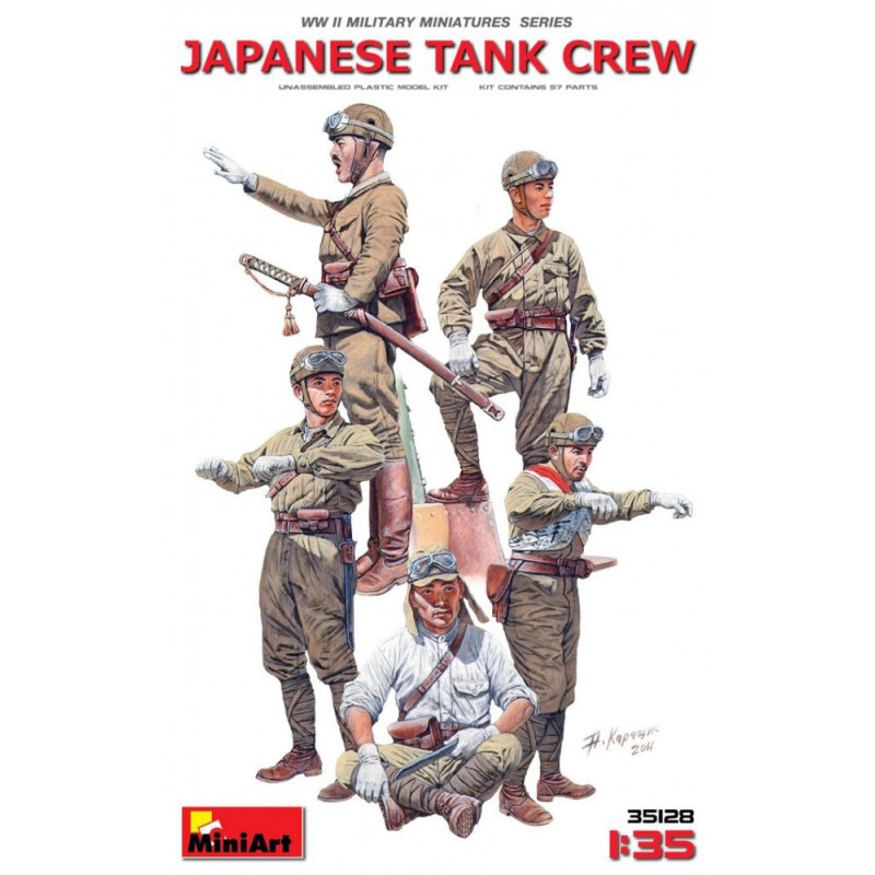 Équipage de char japonais - 1/35 - MINIART 35128