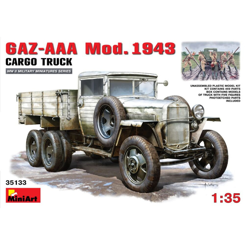 GAZ-AAA Mod. Camion cargo 1943 - 1/35 - MINIART 35133