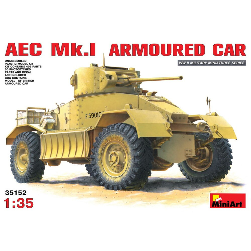 Voiture blindée AEC Mk 1 - 1/35 - MINIART 35152