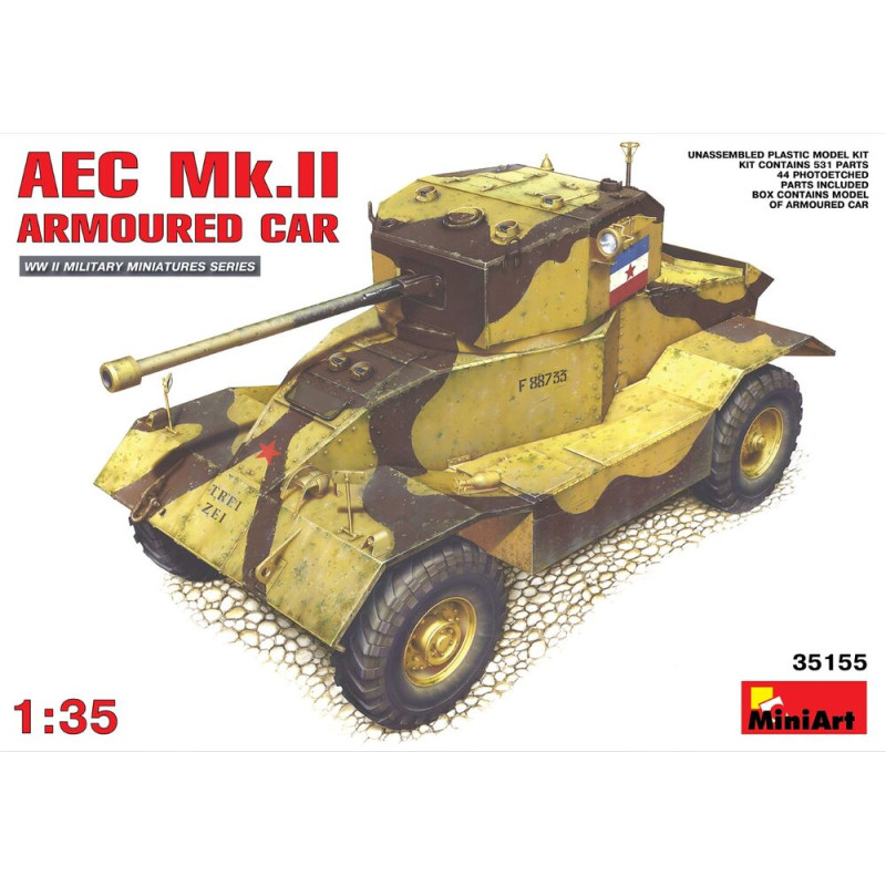 Voiture blindée AEC Mk 2 - 1/35 - MINIART 35155