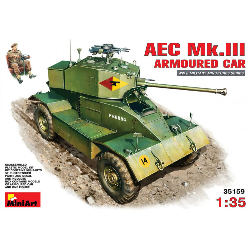 Voiture blindée AEC Mk 3 - 1/35 - MINIART 35159