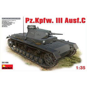 Char Pz. Kpfw. III Ausf C - 1/35 - MINIART 35166