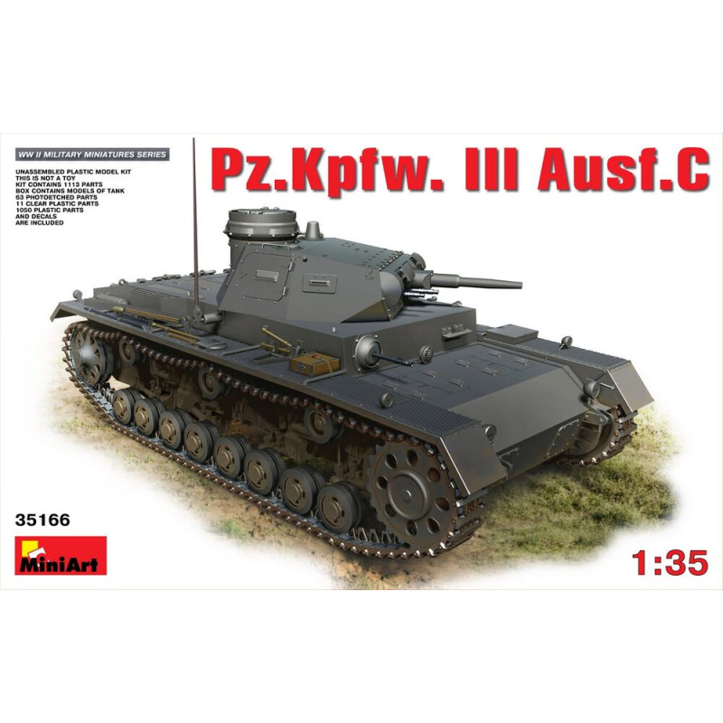 Char Pz. Kpfw. III Ausf C - 1/35 - MINIART 35166