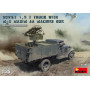 Camion soviétique de 1,5 t avec mitrailleuse antiaérienne M-4 Maxim - 1/35 - MINIART 35186