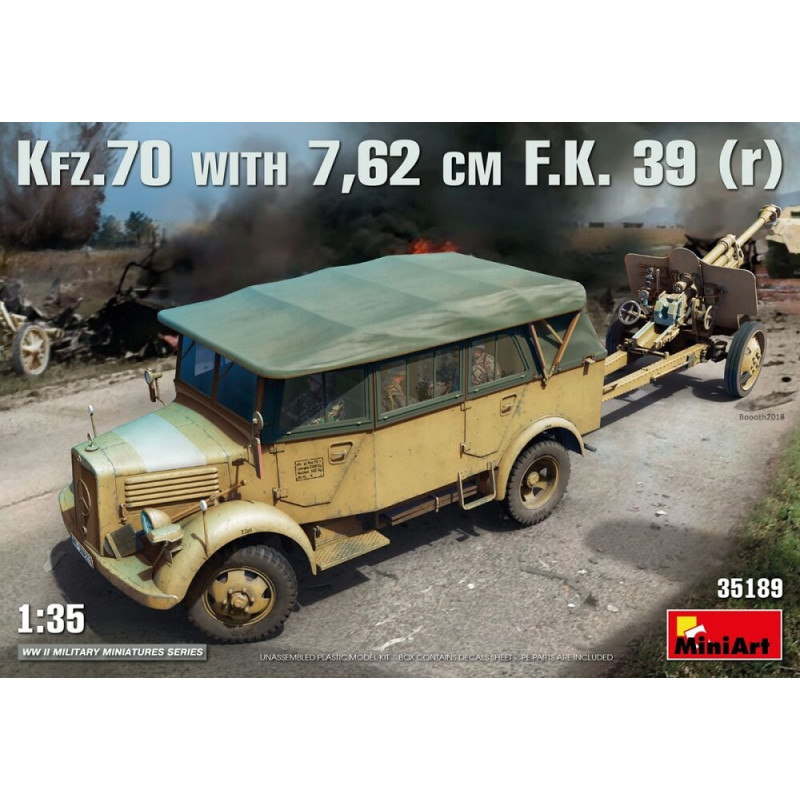 Kfz.70 et 7,62 cm FK 39 (r) - 1/35 - MINIART 35189