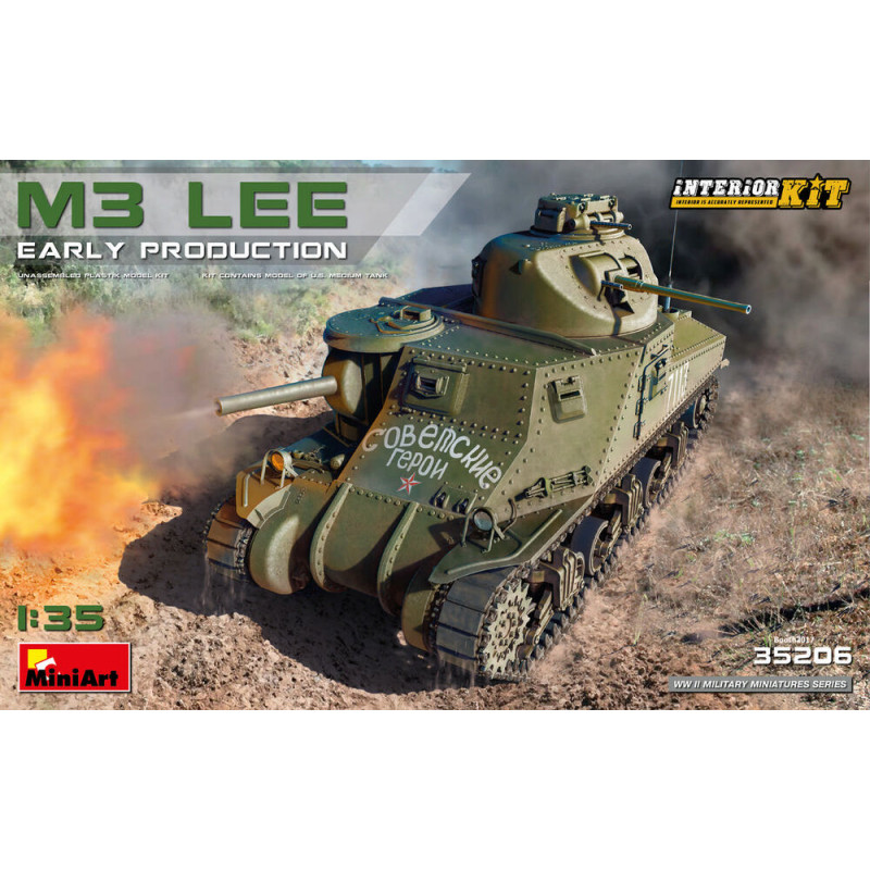 Kit d'intérieur pour M3 Lee Early Prod. - 1/35 - MINIART 35206