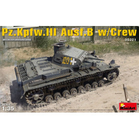 Pz.Kpfw.3 Ausf.B avec équipage - 1/35 - MINIART 35221