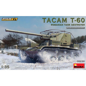 Chasseur de chars roumain Tacam T-60 avec kit intérieur - Échelle 1/35 - MINIART 35230