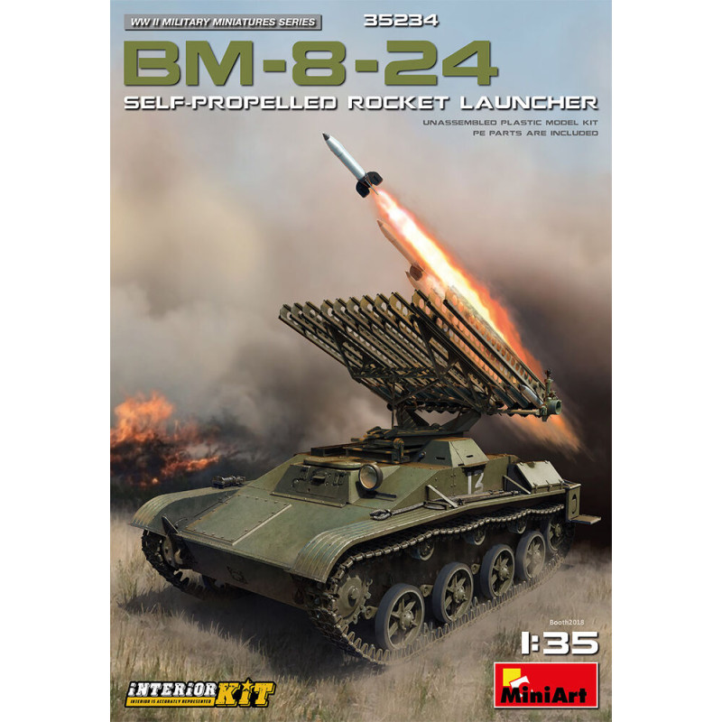 Lance-roquettes automoteur BM-8-24 - 1/35 - MINIART 35234