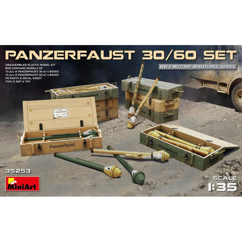 Set de caisses d'armement Panzerfaust 30/60 - 1/35 - MINIART 35253