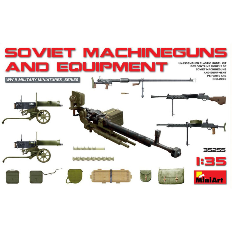 Mitrailleuses et équipements soviétiques - 1/35 - MINIART 35255