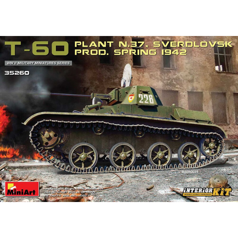 Char T-60 (Plant 1937) Prod.Spring 1942 - 1/35 - MINIART 35260