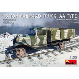 Camion ferroviaire de 1,5 tonne type AA - 1/35 - MINIART 35265