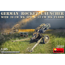 Lance-roquettes allemand avec canon de 28 cm WK Sprand et canon de 32 cm WK Flamm - Échelle 1/35 - MINIART 35269
