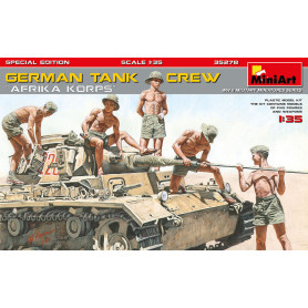 Équipage de char allemand. "Afrika Korps" - 1/35 - MINIART 35278