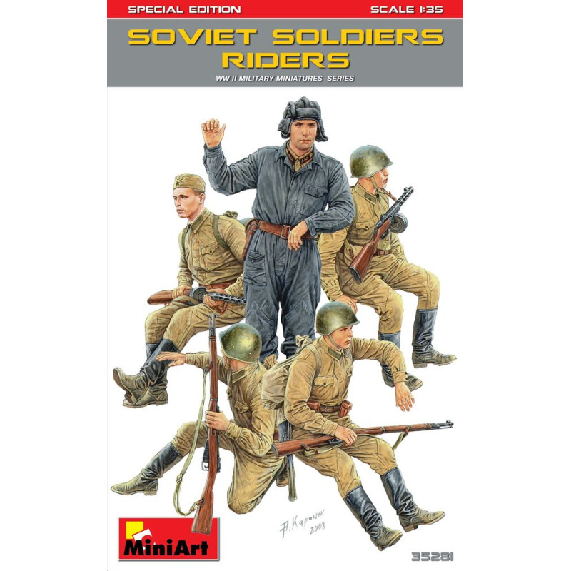 Cavaliers soldats soviétiques - 1/35 - MINIART 35281