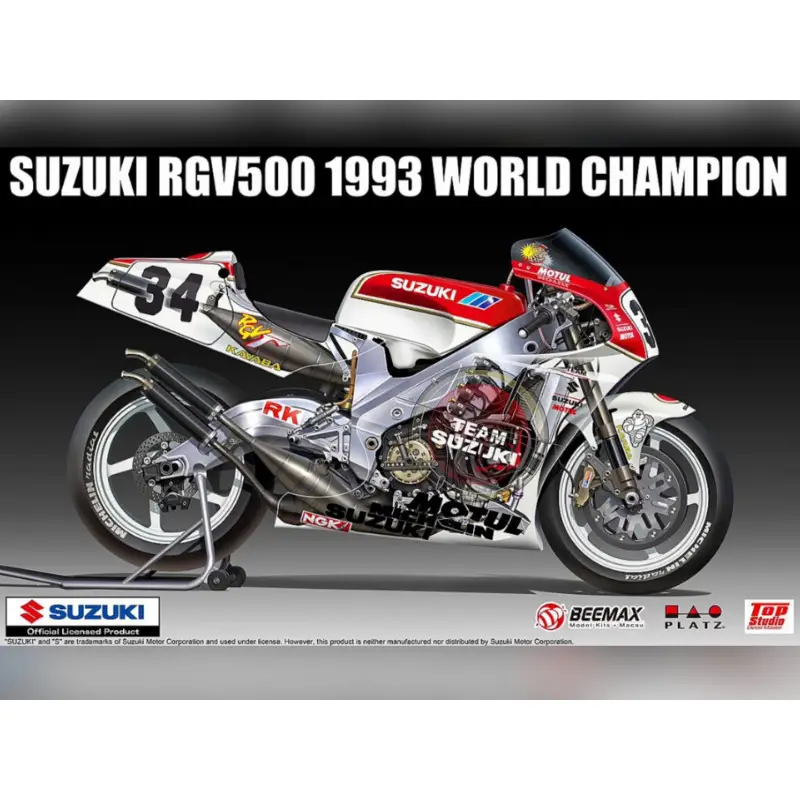 Suzuki RGV500 (XR79) MotoGP 1993 - 1/12 - BEEMAX 13001