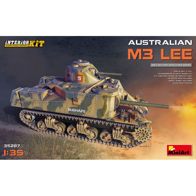 Char Australien M3 Lee - 1/35 - MINIART 35287