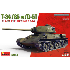 Char T-34-85 avec D-5T. Usine 112. Printemps 1944 - 1/35 - MINIART 35293