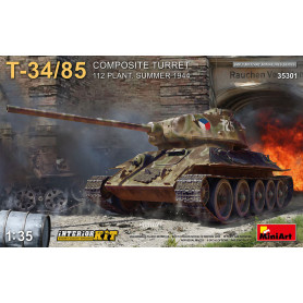 Char T-34-85 Tourelle composite Eté 1944 - 1/35 - MINIART 35301