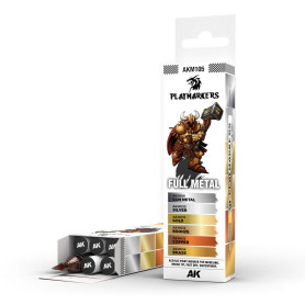 Playmarkers - Set peinture figurines FULL METAL - AK INTERACTIVE AKM105