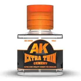 Colle à maquettes plastiques extra fluide 40ml - AK INTERACTIVE AK12002