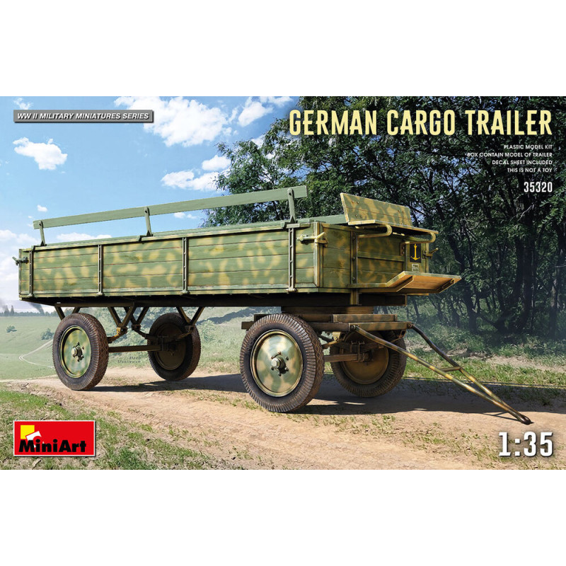 Remorque Cargo Allemande - 1/35 - MINIART 35320