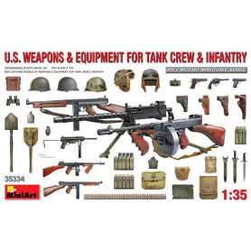 Armes et équipements américains pour équipages de chars et infanterie - 1/35 - MINIART 35334