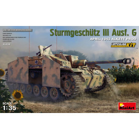 Char Sturmgeschütz III Ausf. G Avril 1943 Alkett Prod - 1/35 - MINIART 35338